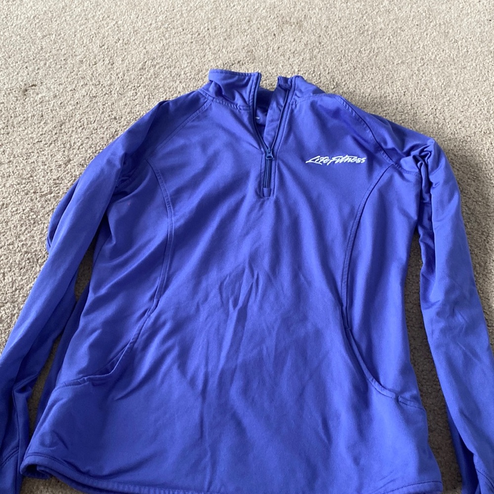 life fitness quarter zip long sleeve